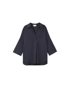 Grace & Mila Pavel relaxed poplin shirt Marine