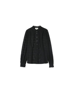 Grace & Mila nora lace shirt Noir