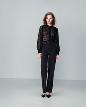 Load image into Gallery viewer, Grace &amp; Mila Oslo satin trousers Noir
