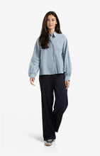 Load image into Gallery viewer, YAYA Striped shirt with yoke detail Vintage Blue
