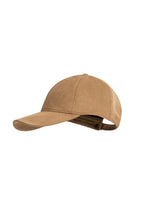 Load image into Gallery viewer, YAYA Suedine cap with stitching Otter Brown
