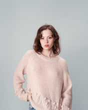 Load image into Gallery viewer, Grace &amp; Mila Naurine embellished hem sweater Poudre
