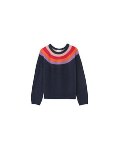 Grace & Mila Nady intarsia design knit Marine