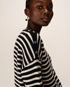 Grace & Mila Pachamama striped sweater Marine