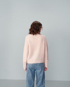 Grace & Mila Naurine embellished hem sweater Poudre