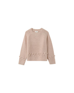 Grace & Mila Naurine embellished hem sweater Poudre