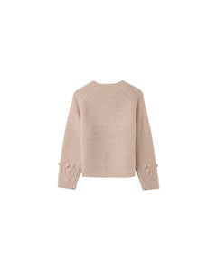 Grace & Mila Naurine embellished hem sweater Poudre