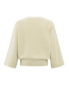 Load image into Gallery viewer, YAYA Mixed texture sweater Summer Sand
