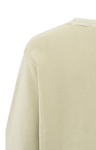 YAYA Mixed texture sweater Summer Sand