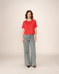 Grace & Mila Parma relaxed top Rouge