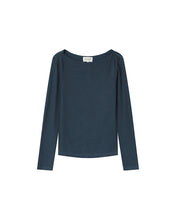 Load image into Gallery viewer, Grace &amp; Mila Stanley boat neck top Bleu Petrole
