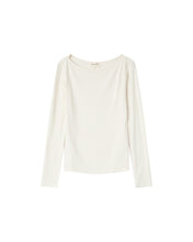 Load image into Gallery viewer, Grace &amp; Mila Stanley boat neck top Ivory
