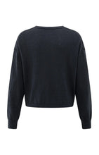 Load image into Gallery viewer, YAYA Textured knitted sweater Inkwell Blue
