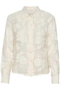 Part Two Ditta Floral devoré jacquard blouse