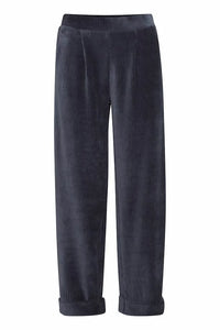 Ichi Mary soft corduroy trousers Total Eclipse