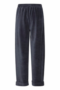 Ichi Mary soft corduroy trousers Total Eclipse