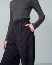 Load image into Gallery viewer, Grace &amp; Mila Neve classic pinstripe trouser Marine
