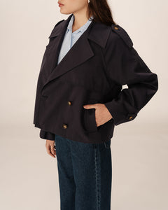 Grace & Mila Printemps trench jacket Marine