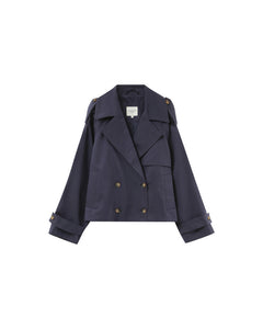 Grace & Mila Printemps trench jacket Marine