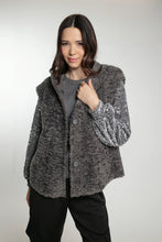 Load image into Gallery viewer, Nooki Trinity hooded gilet Charcoal
