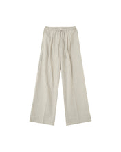 Load image into Gallery viewer, Grace &amp; Mila Perry pinstripe soft trouser Beige
