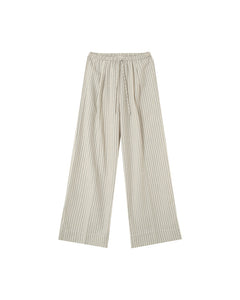 Grace & Mila Perry pinstripe soft trouser Beige