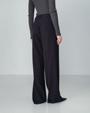 Load image into Gallery viewer, Grace &amp; Mila Neve classic pinstripe trouser Marine
