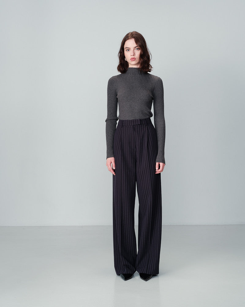 Grace & Mila Neve classic pinstripe trouser Marine