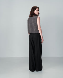 Grace & Mila Nars knitted waistcoat Anthracite