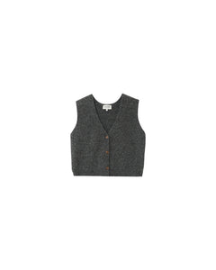 Grace & Mila Nars knitted waistcoat Anthracite