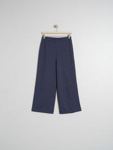 Indi & Cold James knitted jacquard trouser Azul