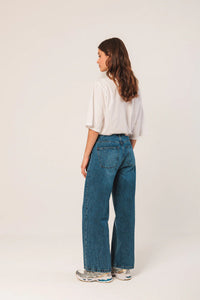 Indi & Cold Cargo pocket jean Indigo Mid Wash