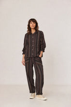 Load image into Gallery viewer, Indi &amp; Cold Striped twill trousers Carbon Multi
