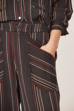Load image into Gallery viewer, Indi &amp; Cold Striped twill trousers Carbon Multi
