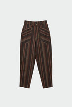 Load image into Gallery viewer, Indi &amp; Cold Striped twill trousers Carbon Multi
