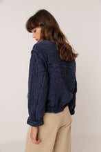 Load image into Gallery viewer, Indi &amp; cold Quilted cotton jacket Indigo Blue
