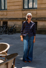 Load image into Gallery viewer, Indi &amp; Cold Checkered colour woven shirt Chocolate Blue
