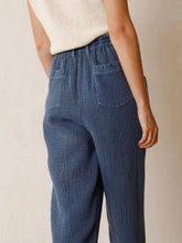 Load image into Gallery viewer, Indi &amp; Cold textured garment dyed trouser Indigo
