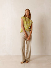 Load image into Gallery viewer, Indi &amp; Cold Fluorescent Liberty print blouse Lime
