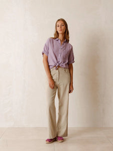 Indi & Cold Rustic linen trouser Natural
