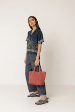 Load image into Gallery viewer, Indi &amp; Cold Pleated pinstripe trouser Indigo Blue - CW CW 
