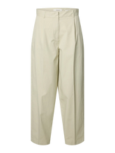 Load image into Gallery viewer, Selected Millie barrel leg cotton trouser Moonstruck
