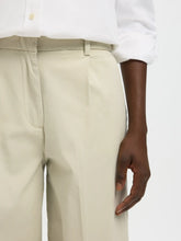 Load image into Gallery viewer, Selected Millie barrel leg cotton trouser Moonstruck
