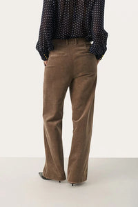 Part Two Clarisse corduroy trousers Walnut