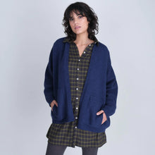 Load image into Gallery viewer, Bibico Eve coat cardigan Marine
