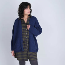 Load image into Gallery viewer, Bibico Eve coat cardigan Marine
