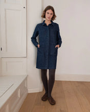 Load image into Gallery viewer, Bibico Ocean utilitarian shirt dress Denim
