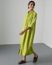 Load image into Gallery viewer, Bibico Lucy linen dress Citronelle - CW CW 
