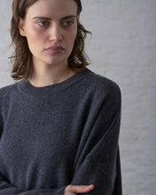 Load image into Gallery viewer, Bibico Layla merino wool oversized jumper Grey Marle
