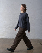 Load image into Gallery viewer, Bibico Layla merino wool oversized jumper Grey Marle
